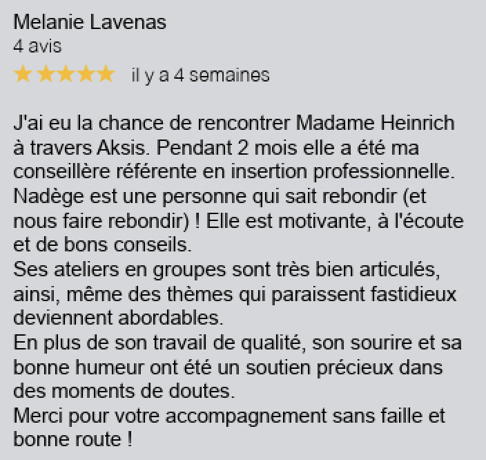 Mélanie Lavenas temoigne